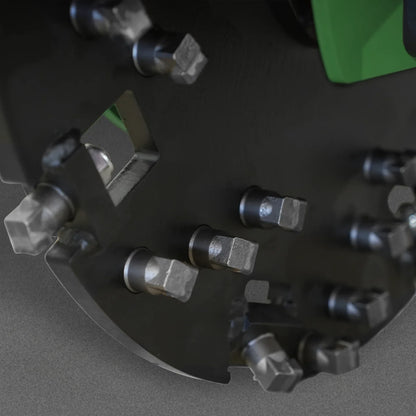 3-Point Hitch PTO Stump Grinder with 34 Carbide Teeth (PTO Shaft Included with Clutch),  for 15-45HP Tractor,  SG24