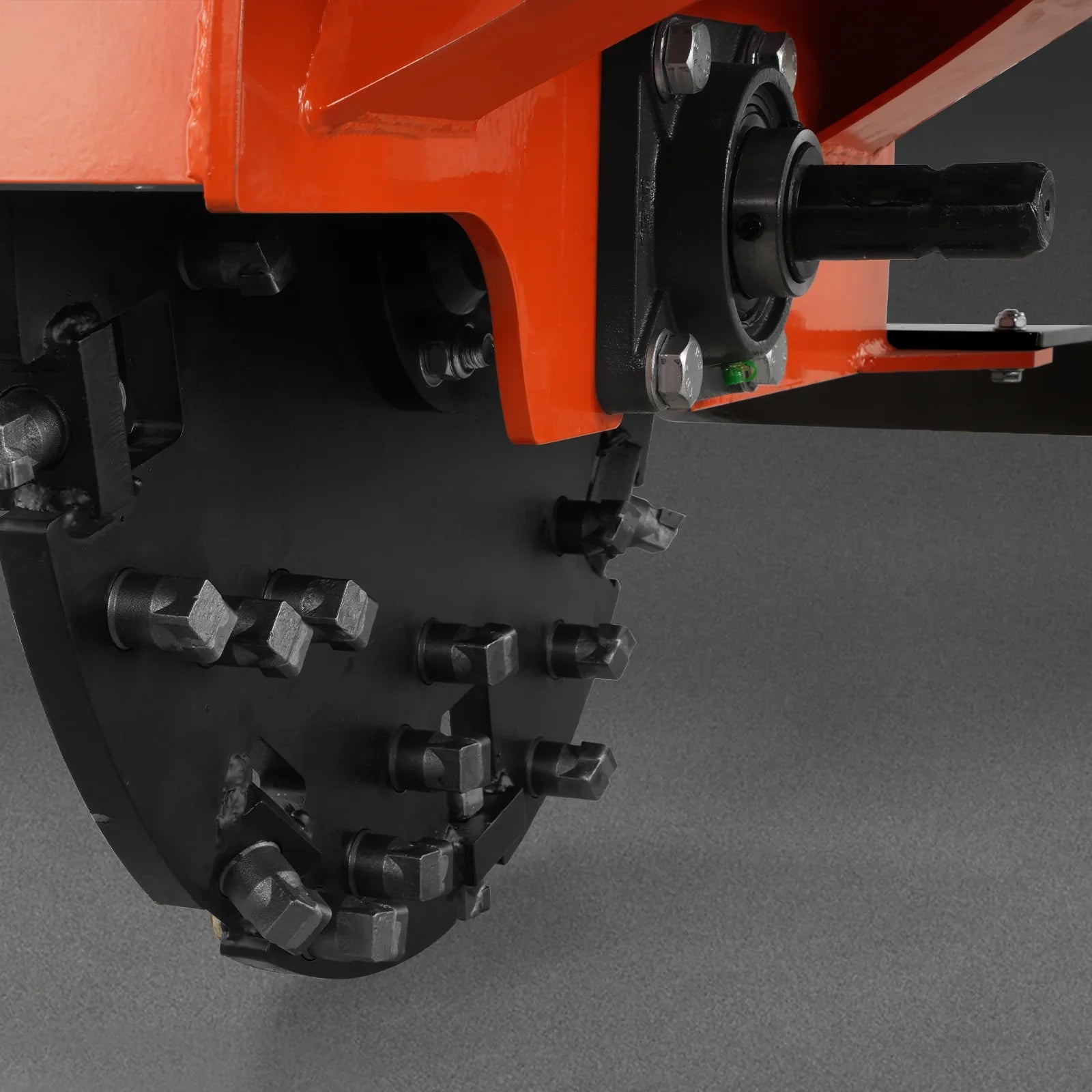 3 Point Hitch PTO Stump Grinder with 34 Carbide Teeth (PTO Shaft Included with Clutch),  for 15-45HP Tractor,  SG24