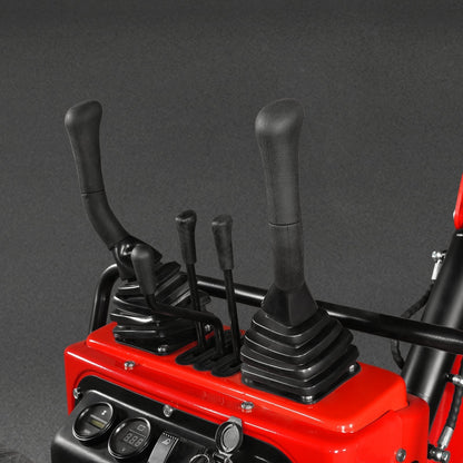 Mini Compact Excavator HONDA GX390 Engine, 65.7” Max. Digging Depth, 2100 LBS Operating Weight, MEC12