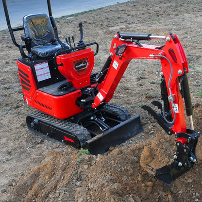 Mini Compact Excavator HONDA GX390 Engine, 65.7” Max. Digging Depth, 2100 LBS Operating Weight, MEC12
