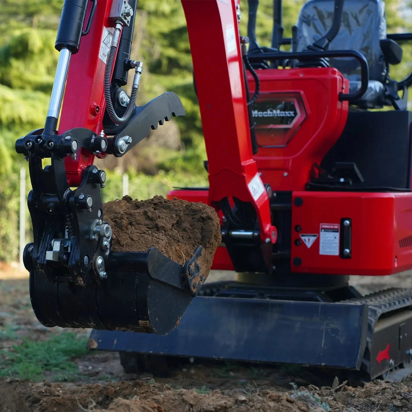 Mini Compact Excavator HONDA GX390 Engine, 65.7” Max. Digging Depth, 2100 LBS Operating Weight, MEC12