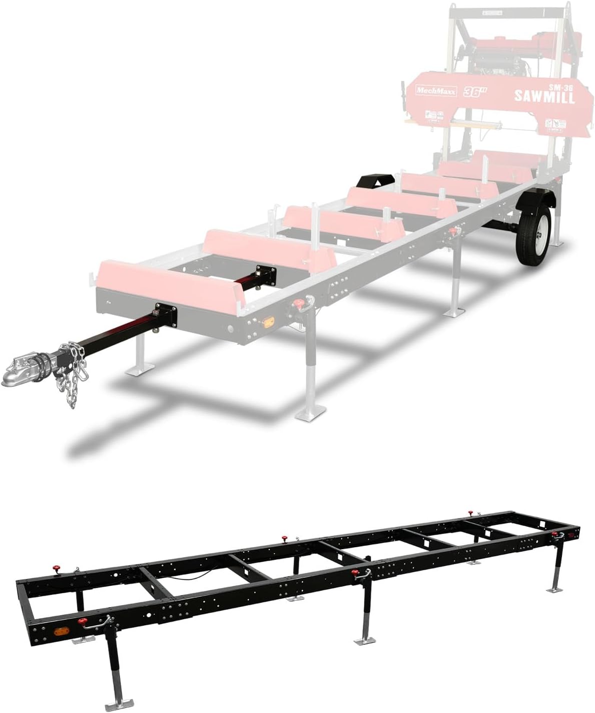 MechMaxx Trailer Primary Sub-Frame and Trailer Combo Kit SM-36MAX; SM-36HMAX Sawmill