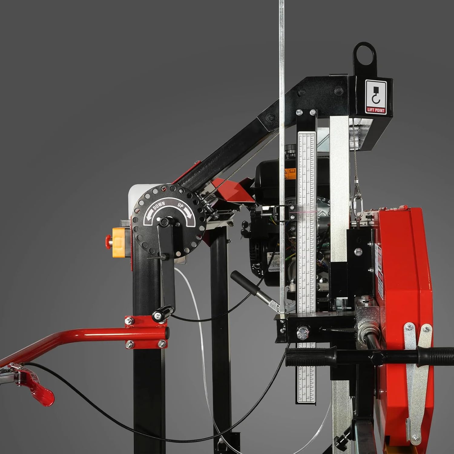 MechMaxx 32" Portable Sawmill (5 x Blades Included), KOHLER CH440 429cc 14HP E-Start Gasoline Engine,26.5" Board Width,20' Track Length (13' Track Length + 6.6' Track Extension Included),Model SM32