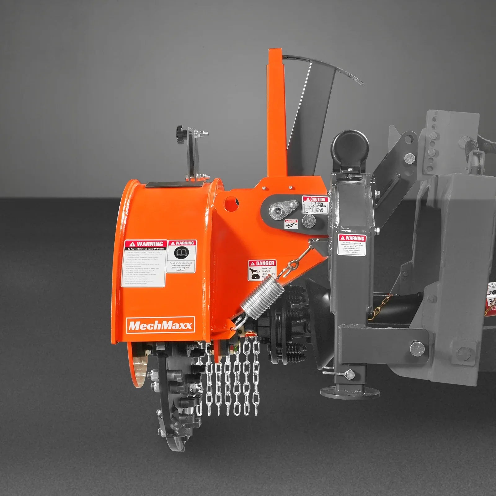 3-Point PTO Stump Grinder with 34 Carbide Teeth (PTO Shaft Included with Slip Clutch),  for 15-45HP Tractor,  SG24PRO