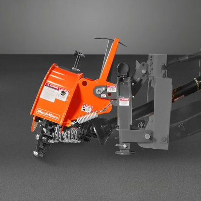 3-Point PTO Stump Grinder with 34 Carbide Teeth (PTO Shaft Included with Slip Clutch),  for 15-45HP Tractor,  SG24PRO