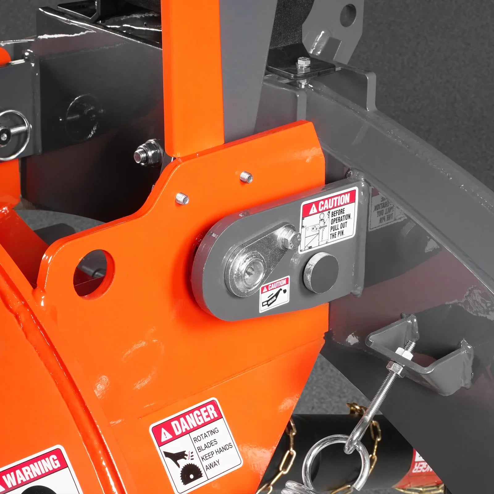 3-Point PTO Stump Grinder with 34 Carbide Teeth (PTO Shaft Included with Slip Clutch),  for 15-45HP Tractor,  SG24PRO
