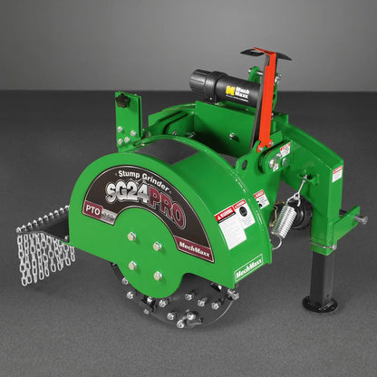 3-Point PTO Stump Grinder with 34 Carbide Teeth (PTO Shaft Included with Slip Clutch),  for 15-45HP Tractor,  SG24PRO