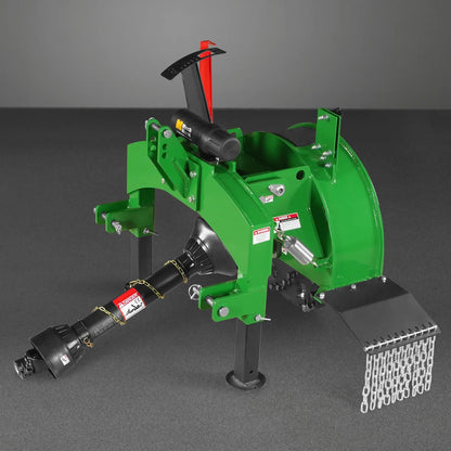 3-Point PTO Stump Grinder with 34 Carbide Teeth (PTO Shaft Included with Slip Clutch),  for 15-45HP Tractor,  SG24PRO