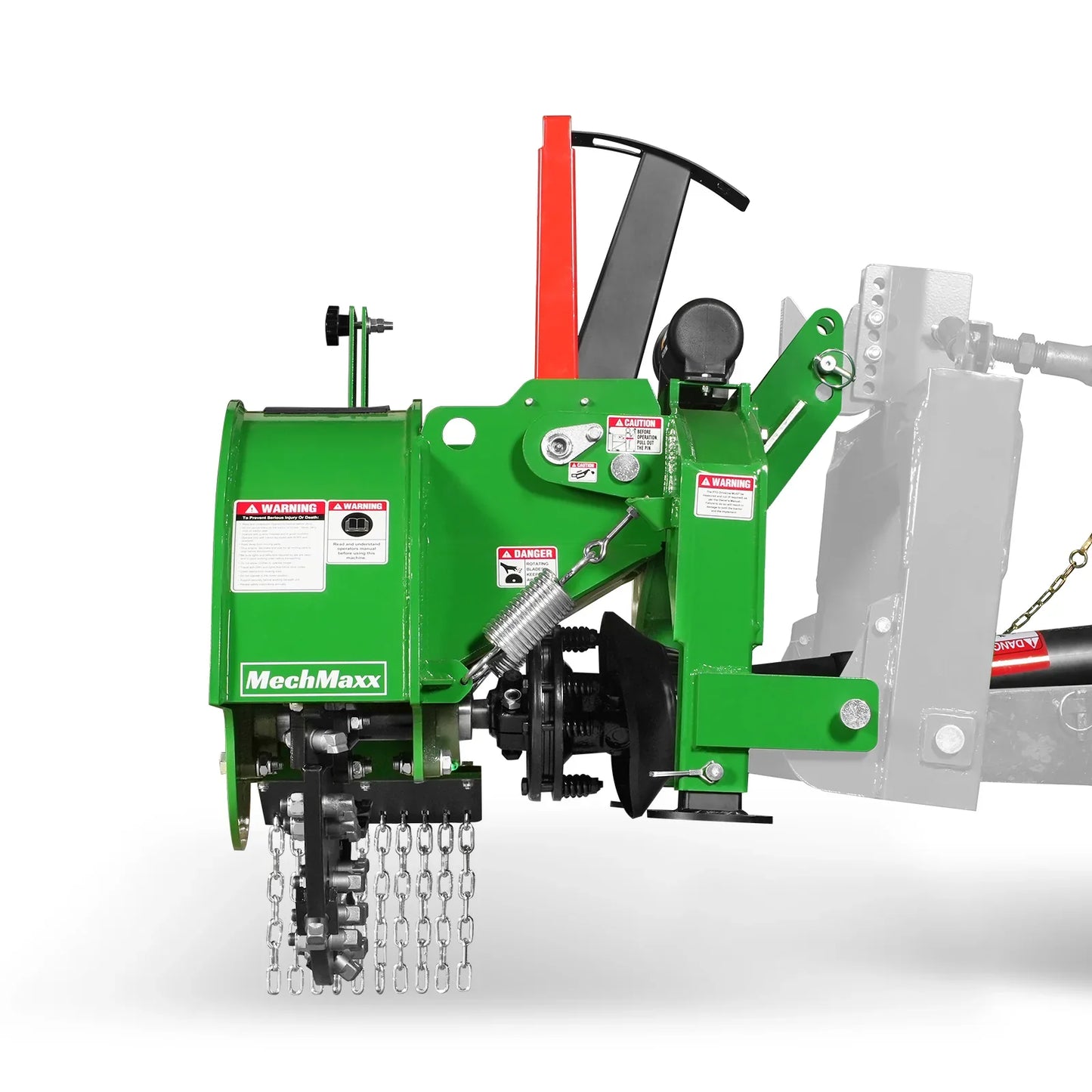 3-Point PTO Stump Grinder with 34 Carbide Teeth (PTO Shaft Included with Slip Clutch),  for 15-45HP Tractor,  SG24PRO