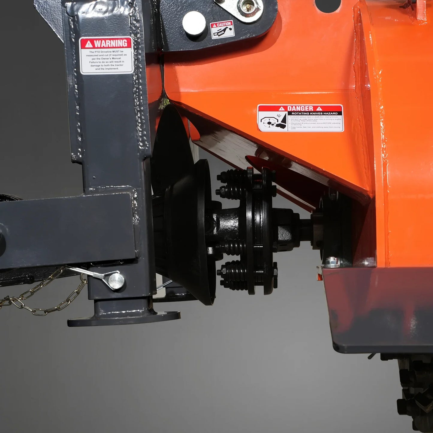 3 Point Hitch PTO Stump Grinder with 34 Carbide Teeth (PTO Shaft Included with Clutch),  for 15-45HP Tractor,  SG24