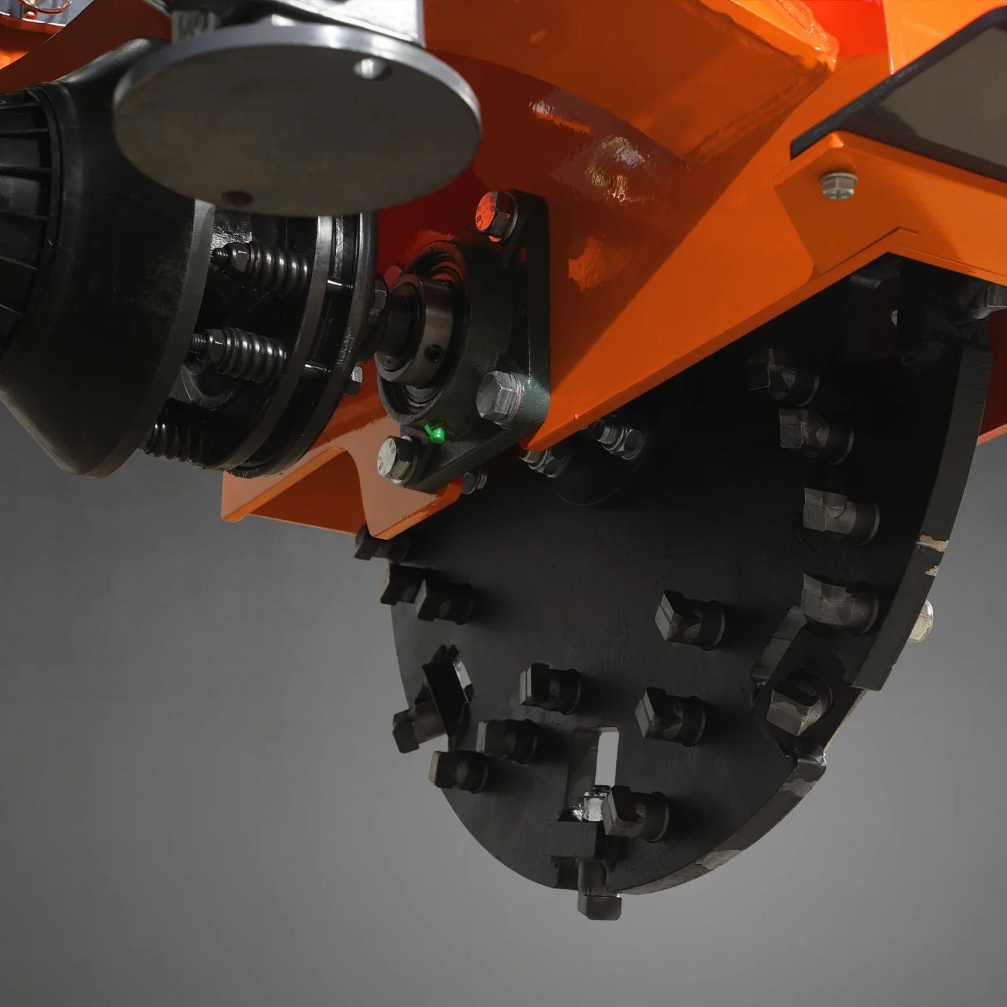 3 Point Hitch PTO Stump Grinder with 34 Carbide Teeth (PTO Shaft Included with Clutch),  for 15-45HP Tractor,  SG24