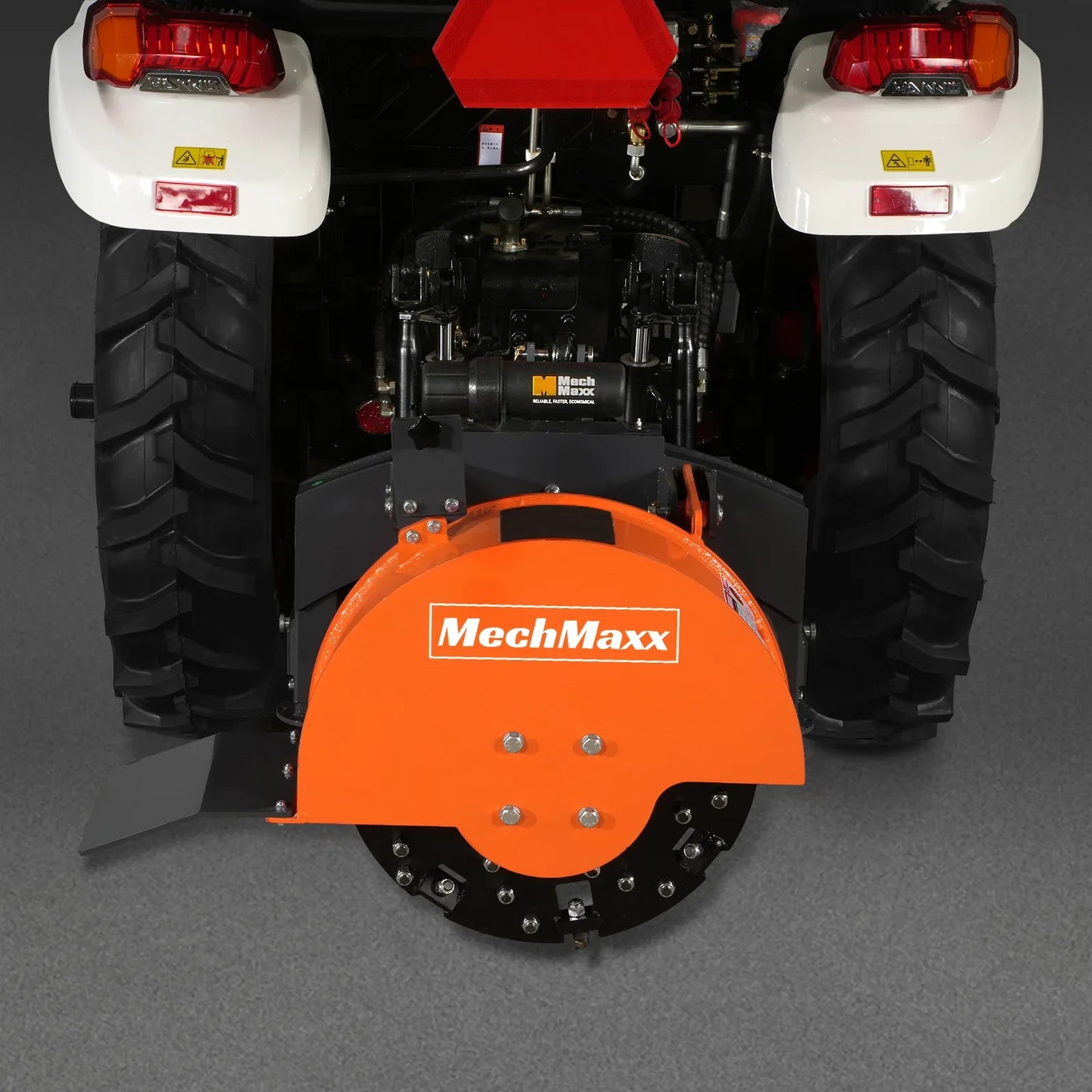 3 Point Hitch PTO Stump Grinder with 34 Carbide Teeth (PTO Shaft Included with Clutch),  for 15-45HP Tractor,  SG24