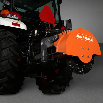 3 Point Hitch PTO Stump Grinder with 34 Carbide Teeth (PTO Shaft Included with Clutch),  for 15-45HP Tractor,  SG24