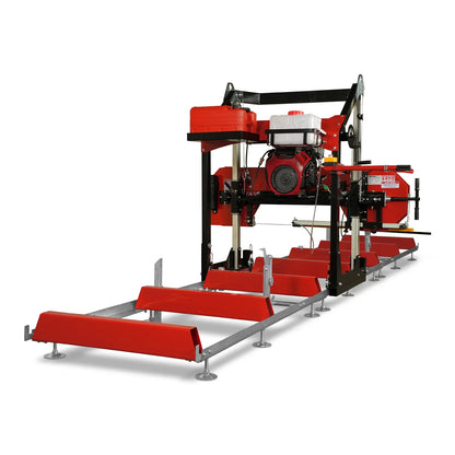 36" MAX Portable Sawmill,  25HP 688cc HONDA GX690 V-Twin Engine,  35" Board Width,  20' Track Length,  (10 x Blades Included),  SM-36HMAX