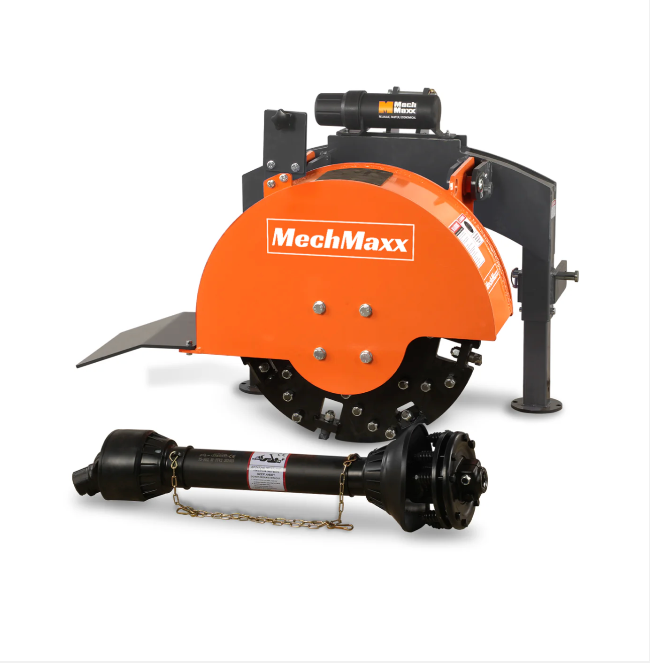 3-Point PTO Stump Grinder with 34 Carbide Teeth (PTO Shaft Included with Slip Clutch), for 15-45HP Tractor, SG24