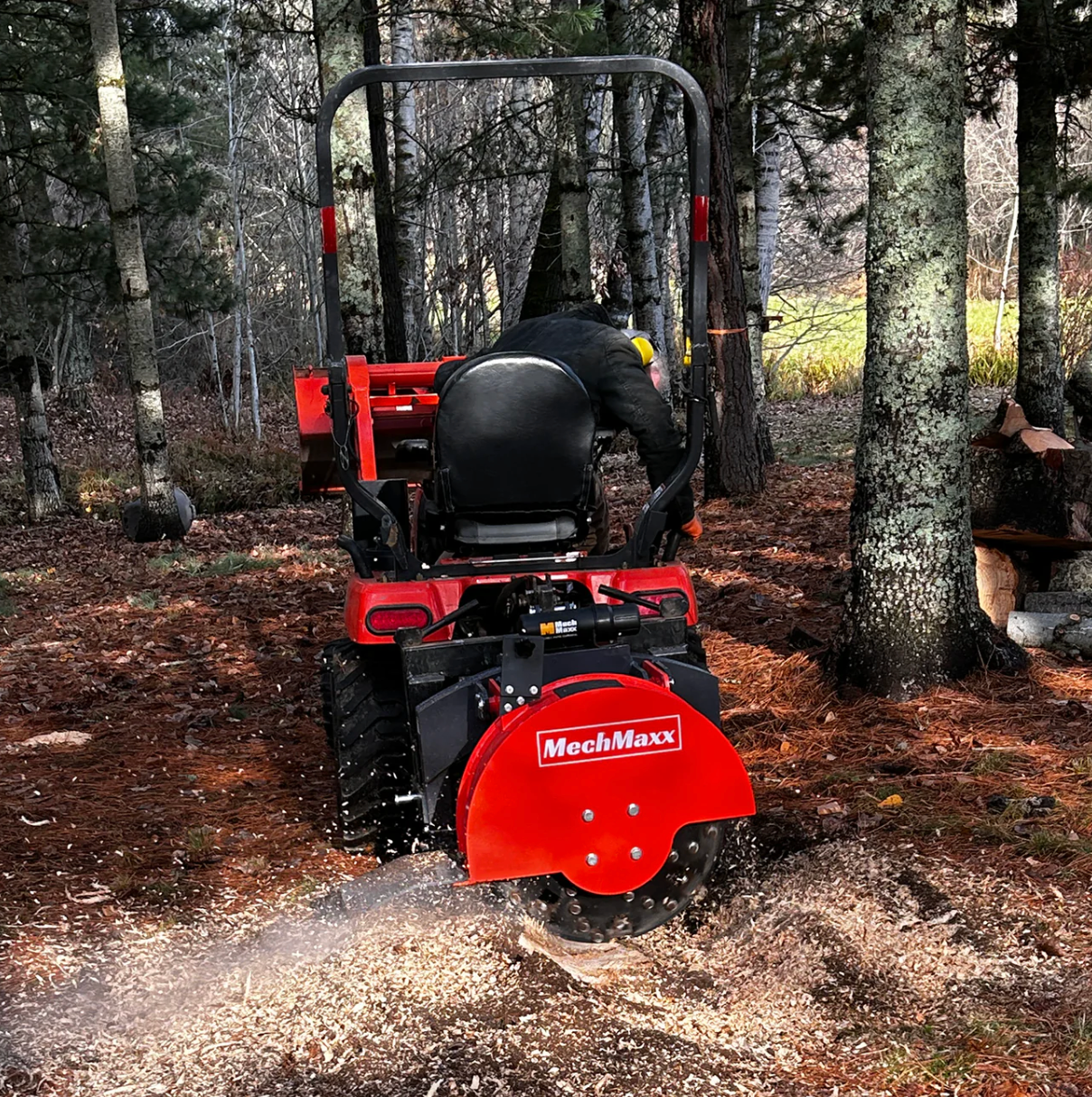 3-Point PTO Stump Grinder with 34 Carbide Teeth (PTO Shaft Included with Slip Clutch), for 15-45HP Tractor, SG24