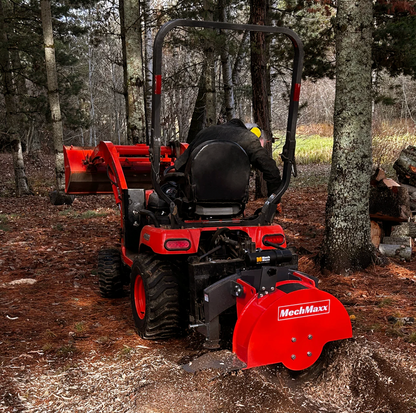 3-Point PTO Stump Grinder with 34 Carbide Teeth (PTO Shaft Included with Slip Clutch), for 15-45HP Tractor, SG24