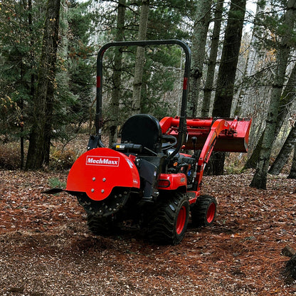 3 Point Hitch PTO Stump Grinder with 34 Carbide Teeth (PTO Shaft Included with Clutch),  for 15-45HP Tractor,  SG24