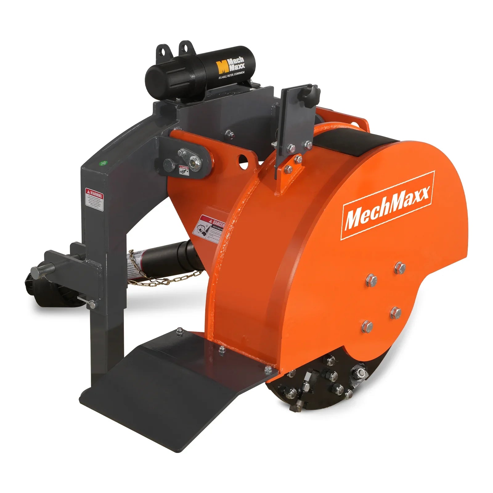 3 Point Hitch PTO Stump Grinder with 34 Carbide Teeth (PTO Shaft Included with Clutch),  for 15-45HP Tractor,  SG24