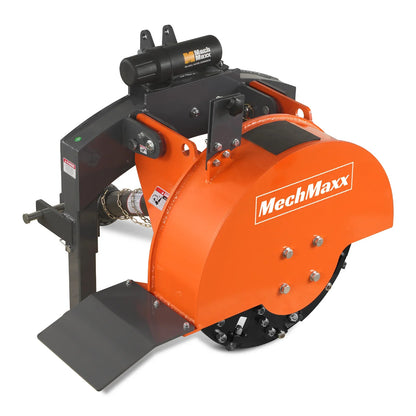 3 Point Hitch PTO Stump Grinder with 34 Carbide Teeth (PTO Shaft Included with Clutch),  for 15-45HP Tractor,  SG24