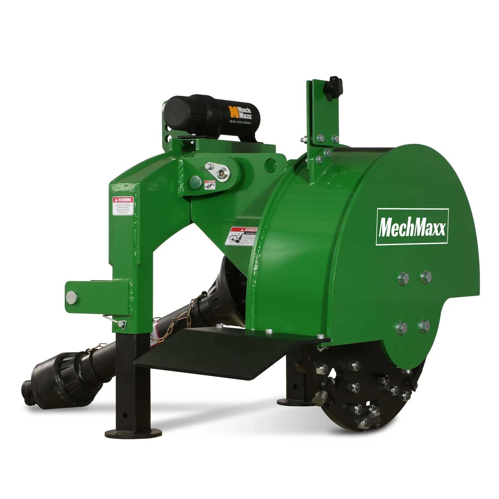 3-Point Hitch PTO Stump Grinder with 34 Carbide Teeth (PTO Shaft Included with Clutch),  for 15-45HP Tractor,  SG24