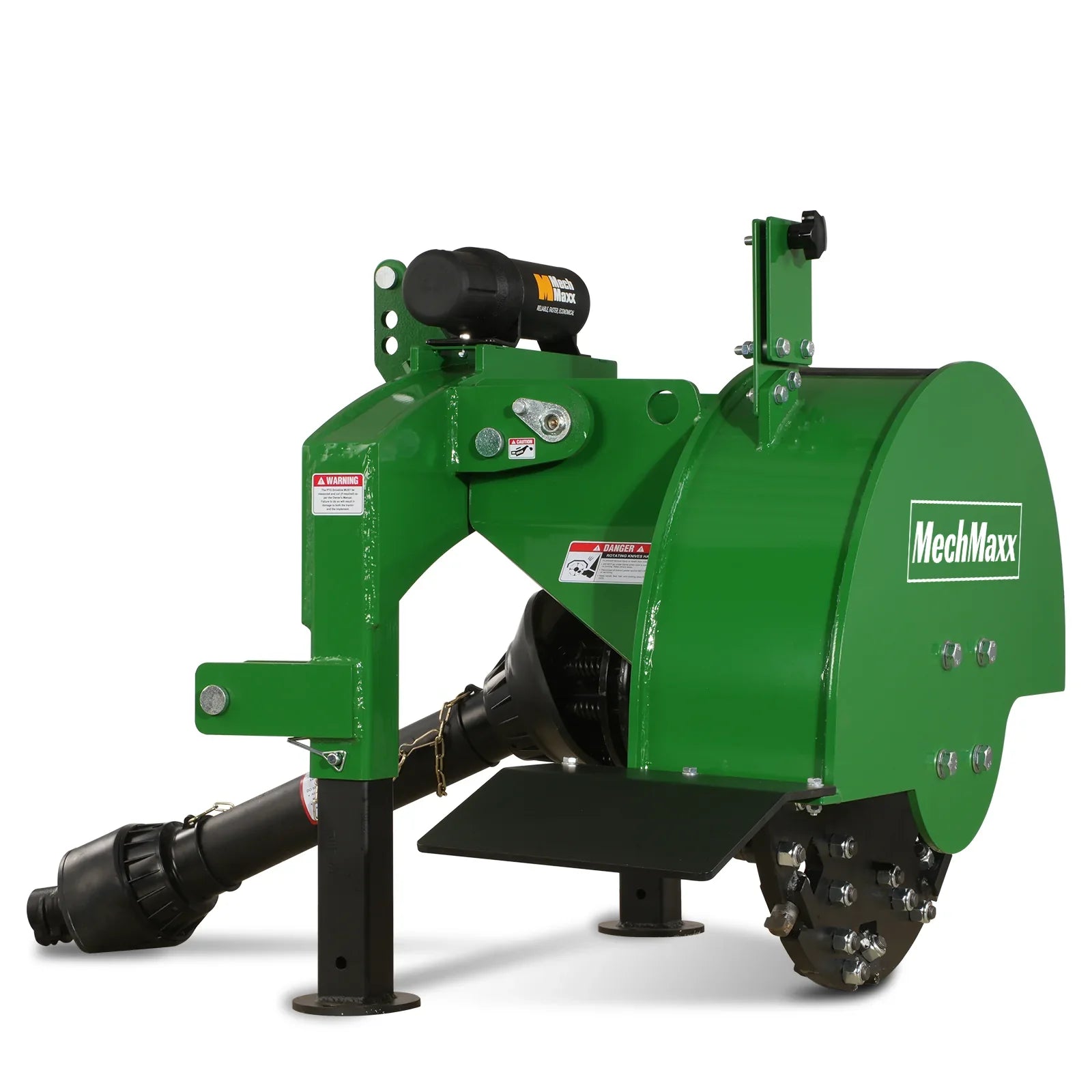 3-Point Hitch PTO Stump Grinder with 34 Carbide Teeth (PTO Shaft Included with Clutch),  for 15-45HP Tractor,  SG24