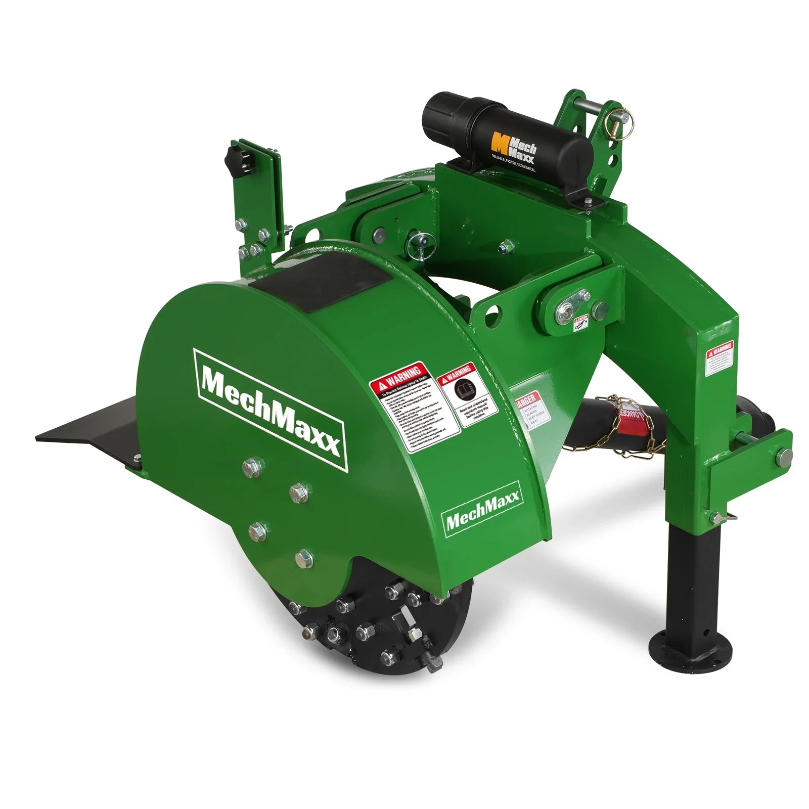 3-Point Hitch PTO Stump Grinder with 34 Carbide Teeth (PTO Shaft Included with Clutch),  for 15-45HP Tractor,  SG24
