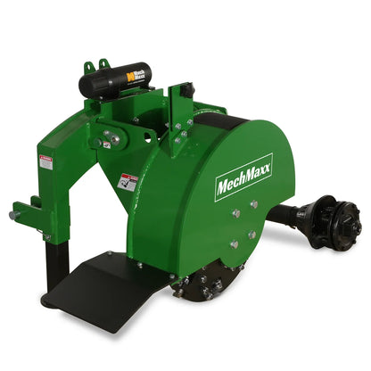 3-Point Hitch PTO Stump Grinder with 34 Carbide Teeth (PTO Shaft Included with Clutch),  for 15-45HP Tractor,  SG24