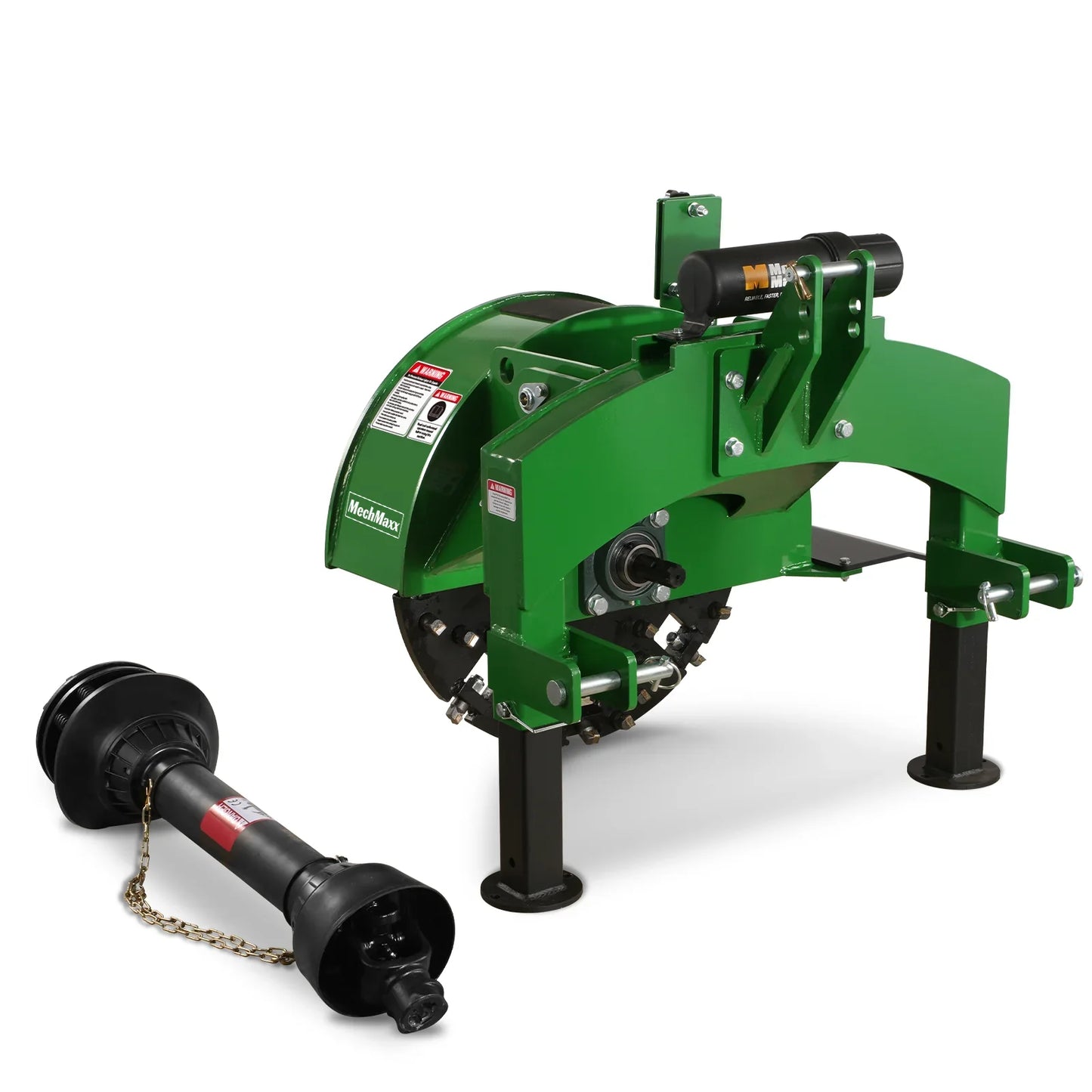 3-Point Hitch PTO Stump Grinder with 34 Carbide Teeth (PTO Shaft Included with Clutch),  for 15-45HP Tractor,  SG24